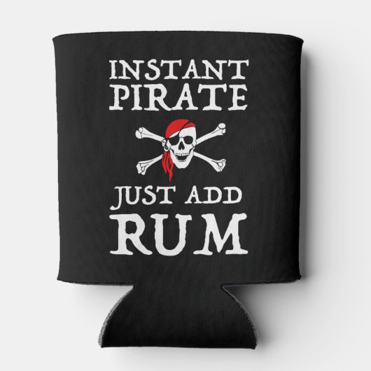 Directe piraat - voeg enkel Rum toe Blikjeskoeler (Achterkant)