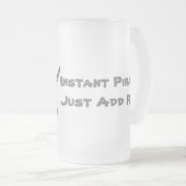 Directe piraat - voeg enkel Rum toe Matglas Bierpul (Voorkant rechts)