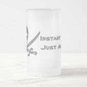 Directe piraat - voeg enkel Rum toe Matglas Bierpul (Center)