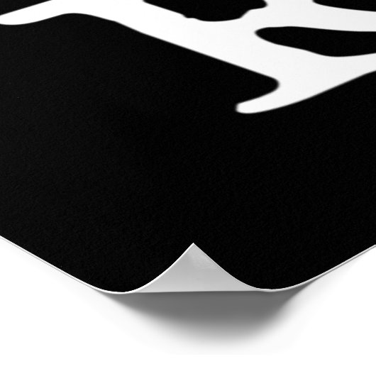 Directe piraat - voeg enkel Rum toe Poster (Hoek)