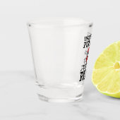 Directe piraat - voeg enkel Rum toe Shot Glas (Links)