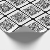 Directe QR-code (voer uw website-URL in om te wijz Cadeaupapier (Hoek)