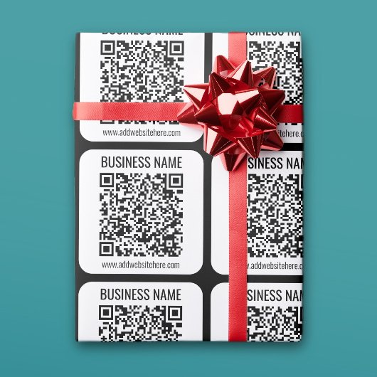 Directe QR-code (voer uw website-URL in om te wijz Cadeaupapier