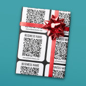 Directe QR-code (voer uw website-URL in om te wijz Cadeaupapier