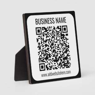 Directe QR-code (voer uw website-URL in om te wijz Fotoplaat