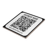 Directe QR-code (voer uw website-URL in om te wijz Tegeltje (Zijkant)