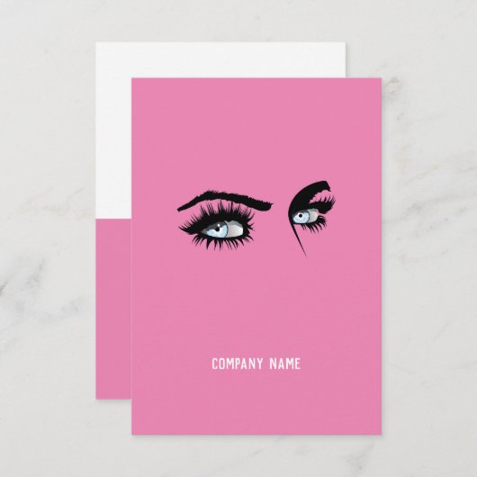 Directe roze Corporate QR Code Produit (Voorkant / Achterkant)