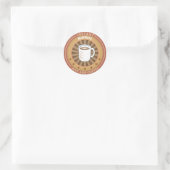 Directe verloskundige ronde sticker (Tas)