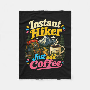 Directe wandelaar, gewoon koffie toevoegen, grappi fleece deken