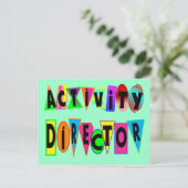 DIRECTEUR ACTIVITEIT BRIEFKAART (Staand voorkant)