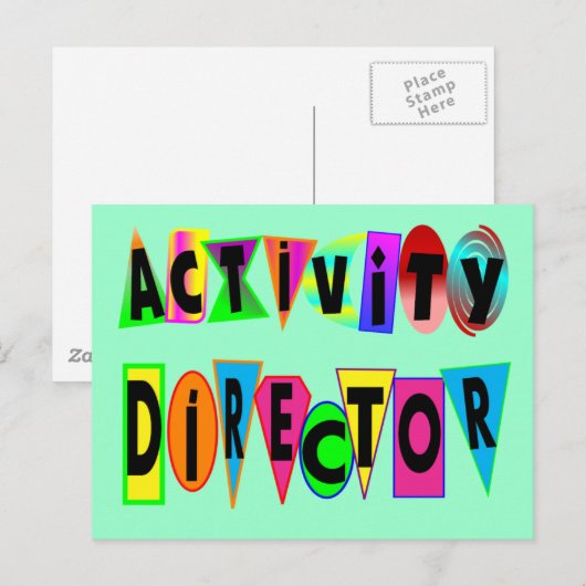 DIRECTEUR ACTIVITEIT BRIEFKAART (Voorkant / Achterkant)