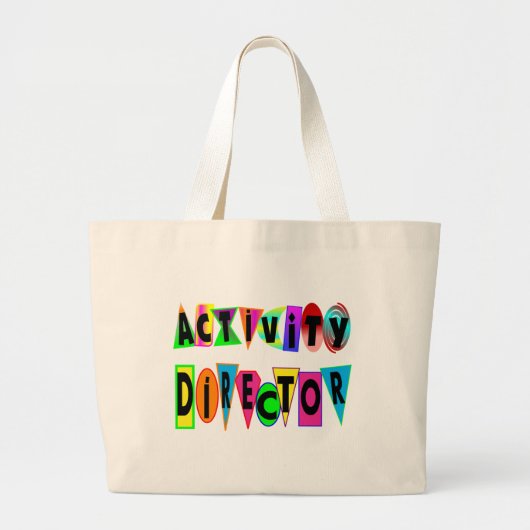 DIRECTEUR ACTIVITEIT GROTE TOTE BAG (Voorkant)