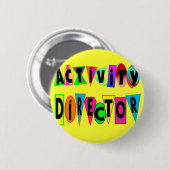 DIRECTEUR ACTIVITEIT RONDE BUTTON 5,7 CM (Voorkant /achterkant)