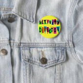 DIRECTEUR ACTIVITEIT RONDE BUTTON 5,7 CM (In situ)