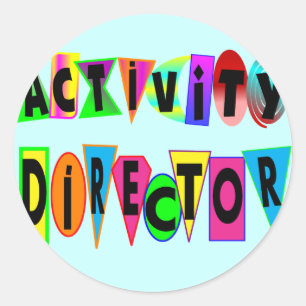 DIRECTEUR ACTIVITEIT RONDE STICKER