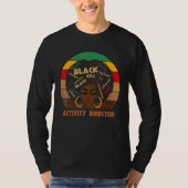 Directeur Afro African American Women Blac T-shirt (Voorkant)