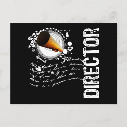 Directeur Alchemy Briefkaart (Voorkant)