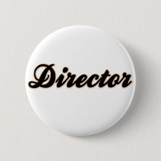 Directeur Baseball Style Ronde Button 5,7 Cm (Voorkant)
