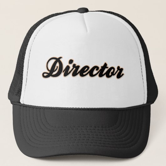 Directeur Baseball Style Trucker Pet (Voorkant)