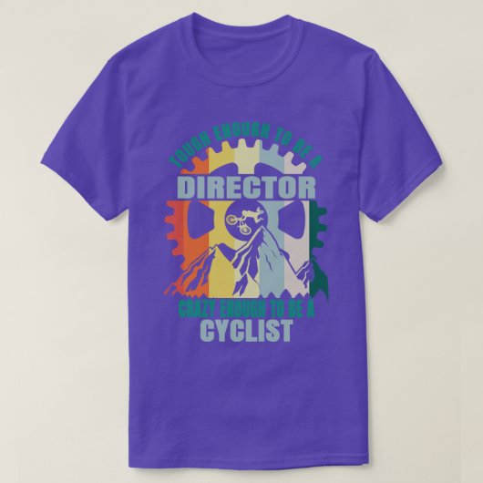 Directeur Biker Design T-shirt (Design voorkant)