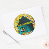 Directeur binnenlandse operaties ronde sticker (Envelop)