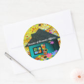 Directeur binnenlandse operaties ronde sticker (Envelop)