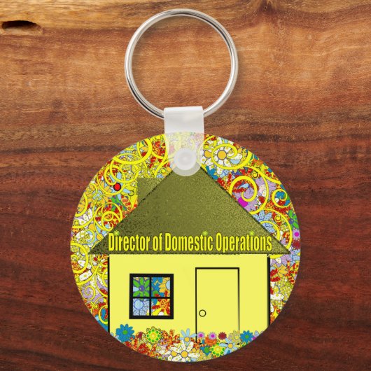 Directeur binnenlandse verrichtingen - Gepersonali Sleutelhanger (Voorkant)