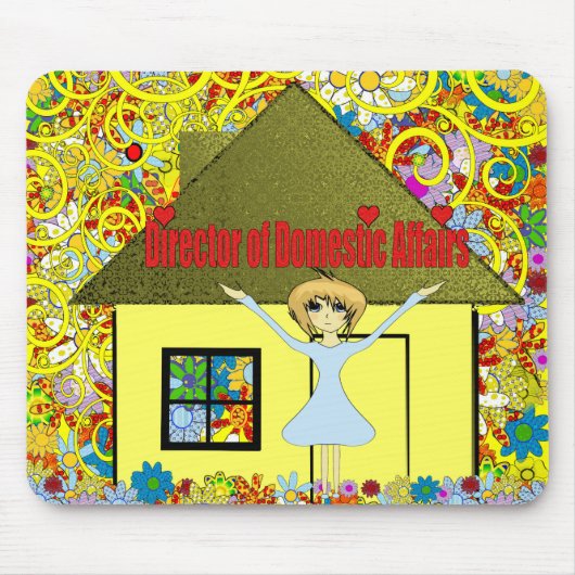 Directeur Binnenlandse Zaken - Anime Muismat (Voorkant)
