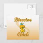 Directeur Chick Briefkaart (Voorkant / Achterkant)