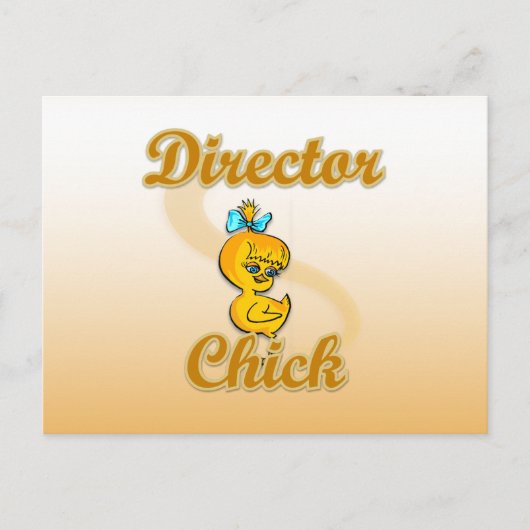 Directeur Chick Briefkaart (Voorkant)