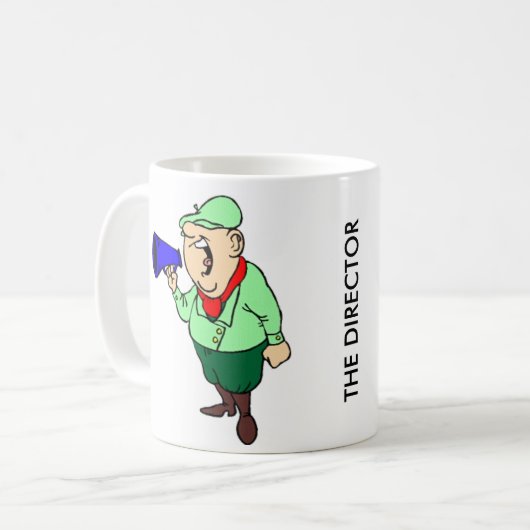 DIRECTEUR: Directeur Funny Mug of Coffee Cup Koffiemok (Voorkant links)