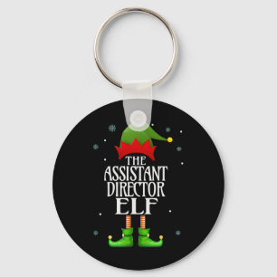 Directeur Elf Xmas Grappig Familie Matching Chr Sleutelhanger