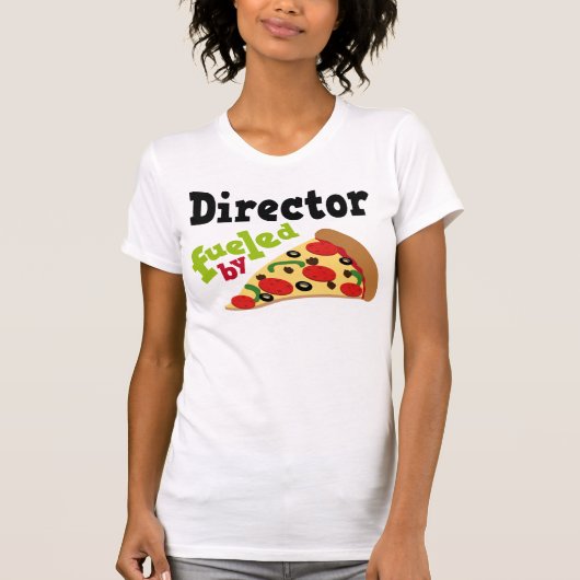 Directeur (Funny) Pizza T-shirt (Voorkant)