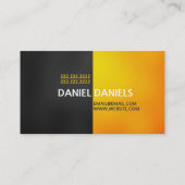 Directeur-generaal Contractontwerper Visitekaartje (Achterkant)