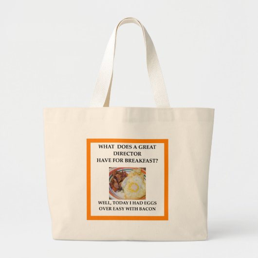 DIRECTEUR GROTE TOTE BAG (Voorkant)