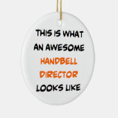 directeur handbell, geweldige keramisch ornament (Rechts)