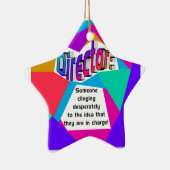 Directeur ... In functie? Keramisch Ornament (Rechts)