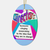 Directeur ... In functie? Keramisch Ornament (Links)