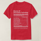 Directeur informatietechnologie t.a.v. Shirt Nutri (Design voorkant)