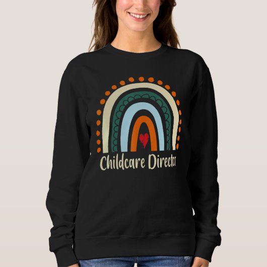 Directeur Kinderopvang Boho Rainbow Afstuderen Dan Trui (Voorkant)