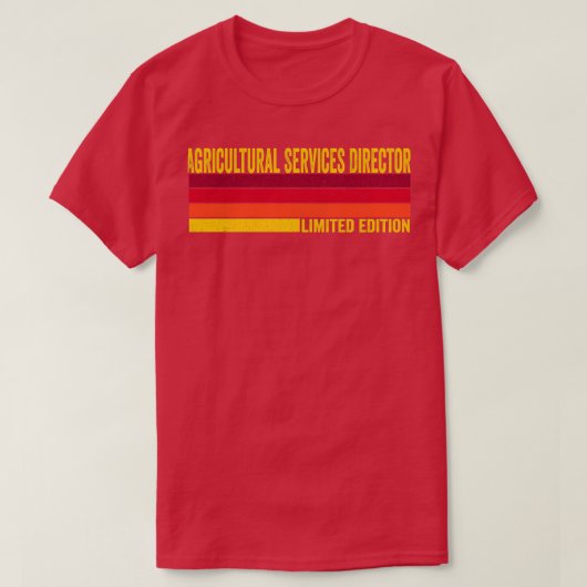 Directeur Landbouwdiensten T-shirt (Design voorkant)