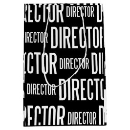 Directeur matte gift tas (medium) medium cadeauzakje