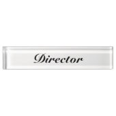 Directeur Naambordje (Voorkant)