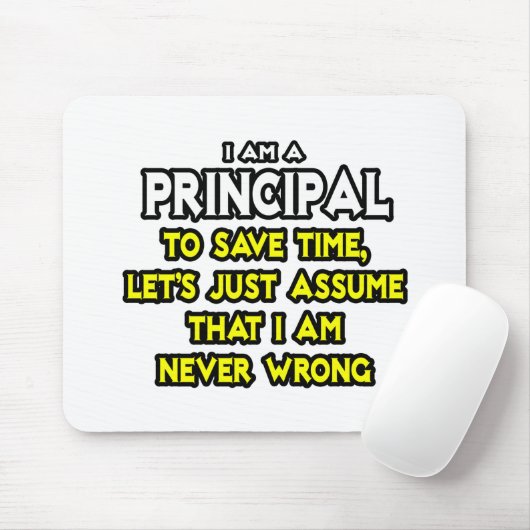 Directeur...neem aan dat ik nooit ongelijk heb muismat (Met muis)