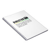 Directeur Notitieboek (Rechterzijde)