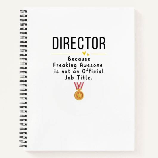 Directeur Notitieboek (Voorkant)