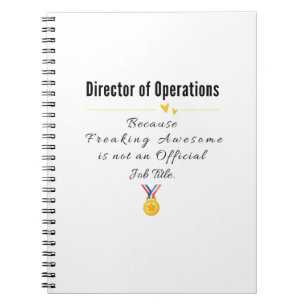Directeur Operations Notitieboek