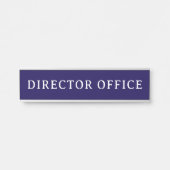 DIRECTEUR | Professioneel Modern Naambordje voor D (Voorkant)