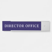 DIRECTEUR | Professioneel Modern Naambordje voor D (Voorkant)