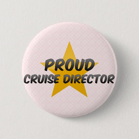 Directeur Proud Cruise Ronde Button 5,7 Cm (Voorkant)